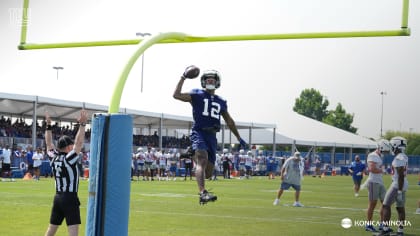 Daniel Jones dishes to Darren Waller, Isaiah Hodgins and more at Giants  camp on Saturday