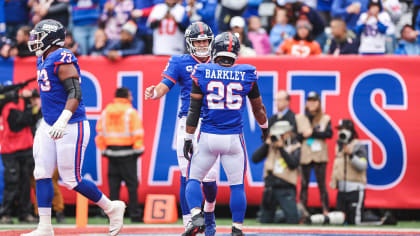 East Rutherford, New Jersey, USA. 9th Sep, 2018. New York Giants wide  receiver Odell Beckham (13) and Jacksonville Jaguars cornerback Jalen Ramsey  (20) swap jerseys after a NFL game between the Jacksonville