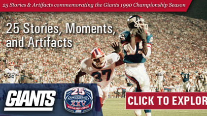 Super Bowl XXV Interactive Website! 25 Stories & Artifacts