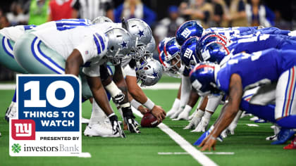 10 things to watch in Giants vs. Cowboys