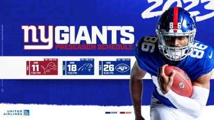 Full Giants Schedule for 2023-24 NFL Season (Home/Away Games