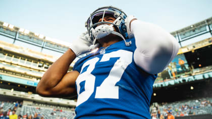 Sterling Shepard changes number to honor late father