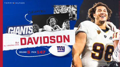 2022 NFL draft: New York Giants select DL D.J. Davidson in Round 5