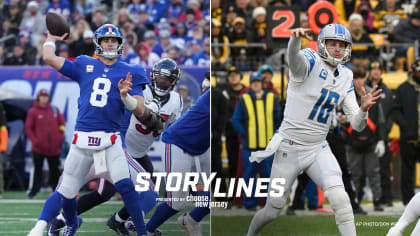 Detroit Lions quarterback Shaun Hill (14) looks to pass during the first  quarter of an NFL football game between the Detroit Lions and the New York  Giants at New Meadowlands Stadium Sunday