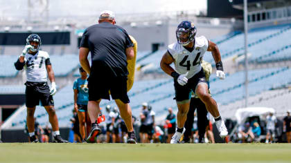 Jaguars OLB Travon Walker 'definitely more comfortable' with hand down