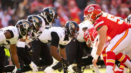 KANSAS CITY, MO - NOVEMBER 13: Jacksonville Jaguars safety Rayshawn Jenkins  (2) before an NFL game between the Jacksonville Jaguars and Kansas City  Chiefs on November 13, 2022 at GEHA Field at