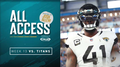 Important divisional matchup vs. Titans in Week 14