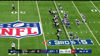 Josh Allen has nothing but space on 13-yard scramble