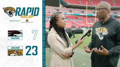 Atlanta Falcons 7-23 Jacksonville Jaguars LIVE RESULT: Calvin Ridley  touchdown and pick six seal NFL London win