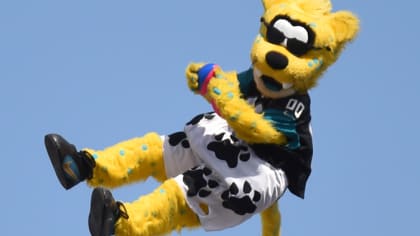 What is up with the Jaguars mascot??