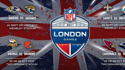 2017 Wembley Stadium NFL game dates confirmed