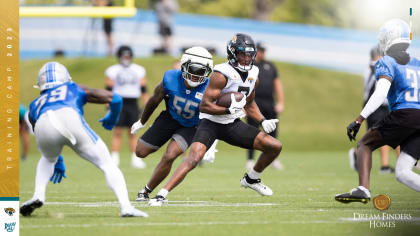 Defensive Talent Devin Lloyd Makes Impact in Intense Jaguars-Lions Joint  Practice