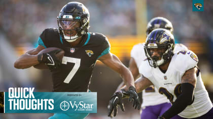 JACKSONVILLE, FL - NOVEMBER 27: Jacksonville Jaguars mascot Jaxson De Ville  performs during the game between the Baltimore Ravens and the Jacksonville  Jaguars on November 27, 2022 at TIAA Bank Field in