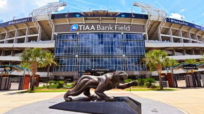 TIAA Bank Field home of the Jacksonville Jaguars NFL football team is seen,  Tuesday, Aug. 1, 2023, in Jacksonville, Fla. (AP Photo/John Raoux Stock  Photo - Alamy