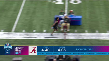 OL Broderick Jones (Georgia) Runs a 4.97-Second 40-Yard Dash at