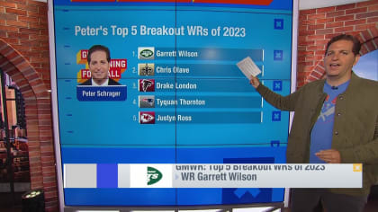 NFL Network's Peter Schrager's Nos. 8-10 on his breakout players list of  '23 season