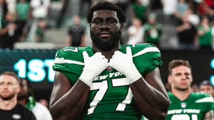 Nike New York Jets No77 Mekhi Becton Green Team Color Men's Stitched NFL Vapor Untouchable Elite Jersey