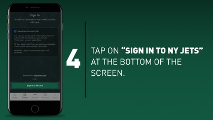 Mobile Ticket Information for Jets Games at MetLife Stadium
