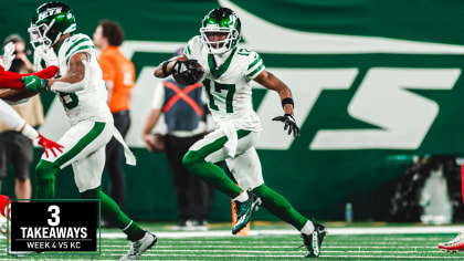 Rookie RB Israel Abanikanda Seeks to Continue His Journey of Growth with  Jets