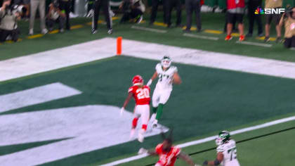 Jets QB Zach Wilson Dives For First Rushing TD Of Season