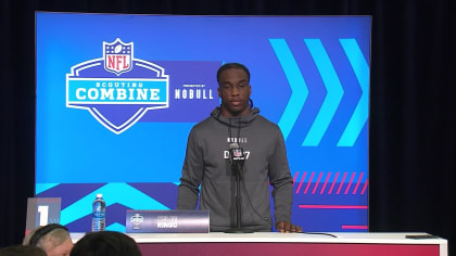 CB Kelee Ringo (Georgia) NFL Combine Press Conference