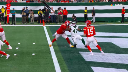 Highlight  C.J. Mosley Picks off Patrick Mahomes for the Jets' Second  Interception of the Game