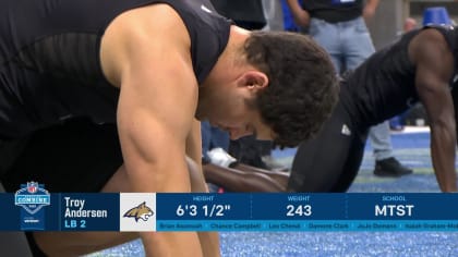 LB Troy Andersen (Montana State) Runs a 4.42 40-Yard Dash at the