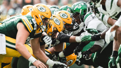 Green Bay Packers vs. New York Jets in preseason game at Lambeau Field