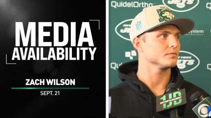 Zach Wilson sitting on Jets' bench gets meme treatment