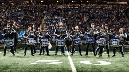 Jackson College Drumline joins the Detroit Lions Drumline for Percussion  Concussion