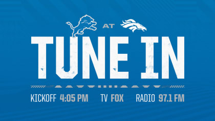 Denver Broncos vs Detroit Lions: Live score updates, TV channel, how to  watch free live stream online 