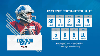 Detroit Lions 2022 Schedule Release Show 