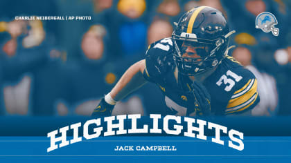 Lions Sign First-Round LB Jack Campbell