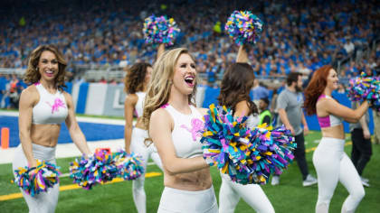 Wild Photos of Detroit Lions Cheerleader Trending on Social Media