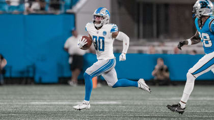 Detroit Lions cornerback Khalil Dorsey (30) tackles New York