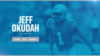 Jeff Okudah Detroit Lions Jersey Swap