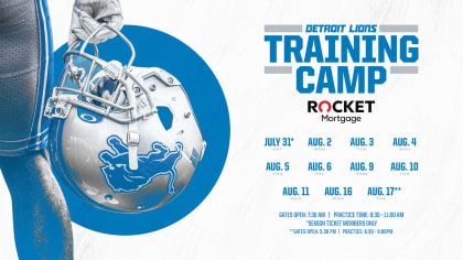 Lions to welcome fans back to 2021 Training Camp presented by