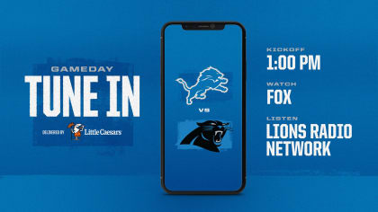 Lions vs. Panthers: Kickoff time, TV channel, online streaming
