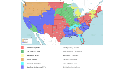 Seahawks vs. Giants: TV map, broadcast info for their Week 8 matchup