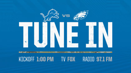 Eagles-Lions live stream (10/31): How to watch online, TV info, time 