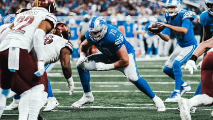 Detroit Lions tackle Dan Skipper walks to the field before drills at the  Lions NFL football camp practice, Wednesday, July 28, 2021, in Allen Park,  Mich. (AP Photo/Carlos Osorio Stock Photo - Alamy