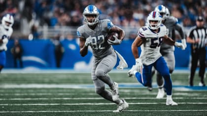 Detroit Lions tight end James Mitchell (82) is seen after an NFL