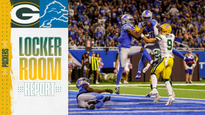 Watch: Lions rookies Kerby Joseph and Aidan Hutchinson pick off Aaron  Rodgers in the end zone