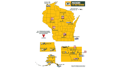 green bay packers tv channel