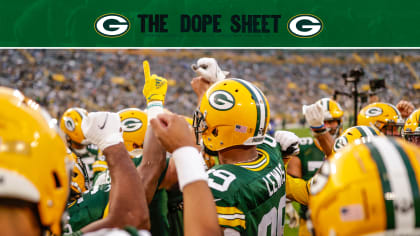 Dope Sheet: Packers head into Week 13 bye