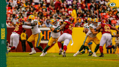 Green Bay Packers vs Washington Commanders game photos at FedEx Field