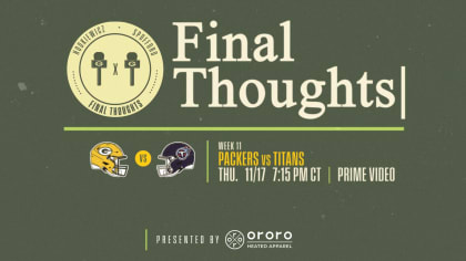 Packers Vs Titans Thursday Is On  Prime: TV Channel