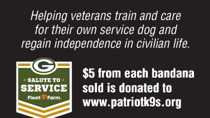 Packers, Fleet Farm to honor veterans and military members for 'Salute to  Service' month throughout November