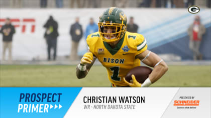 WATCH: Former Bison WR Christian Watson hauls in 1st career NFL