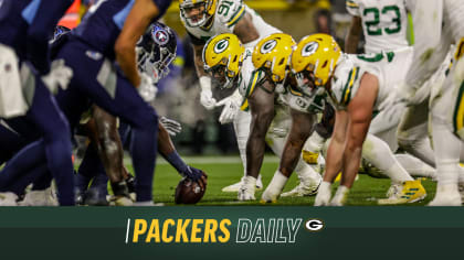 Green Bay Packers quarterback Aaron Rodgers' laser hits wide receiver  Randall Cobb in stride for 28-yard gain over middle